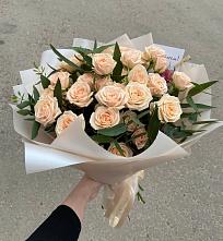 Букет Кремовые розы Латте в Тамбове
